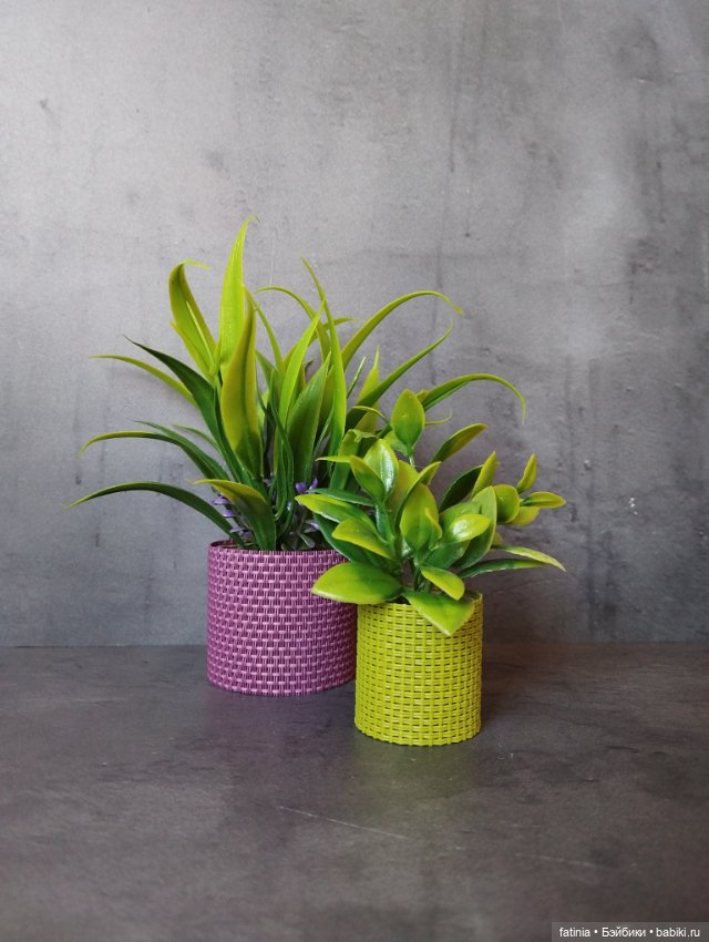 Комнатные растения для кукольного интерьера (фото 6)