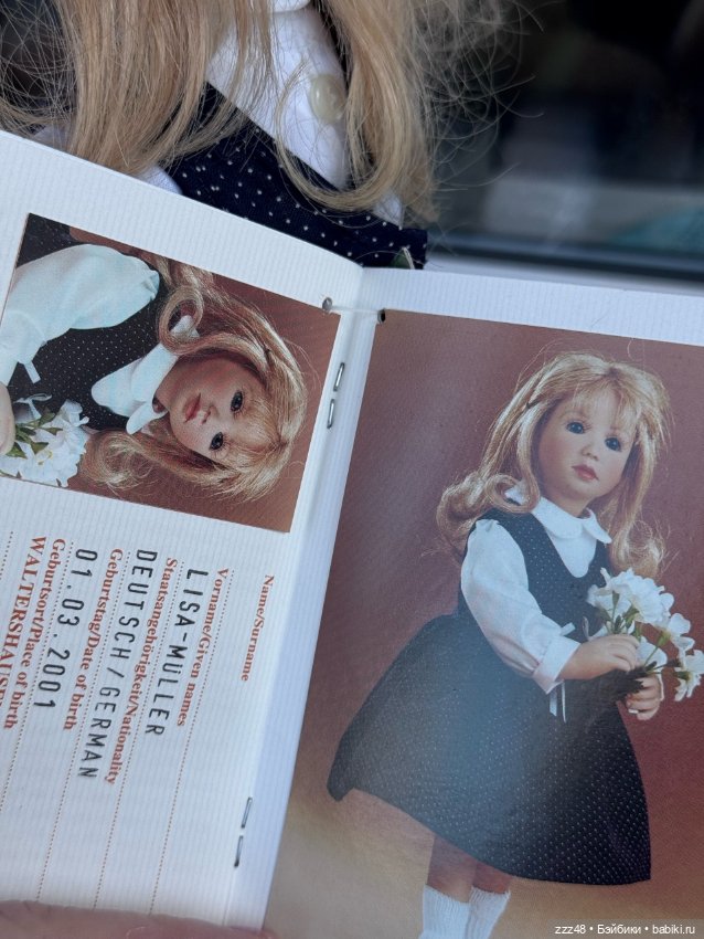 Уникальная редчайшая куколка Лиза (Lisa) WPM, Gabriele Muller. Биггидур (фото 5)