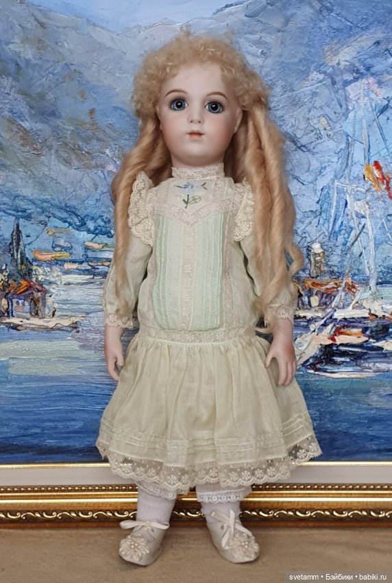 Брю, Линда и Алан Марксы — Реплики антикварных кукол (фото 5)