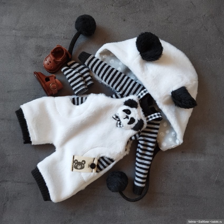 Комплект Панда для кукол формата Монст (фото 5)