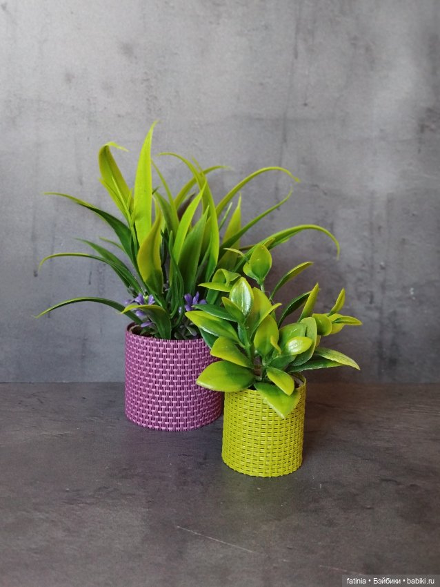 Комнатные растения для кукольного интерьера (фото 7)