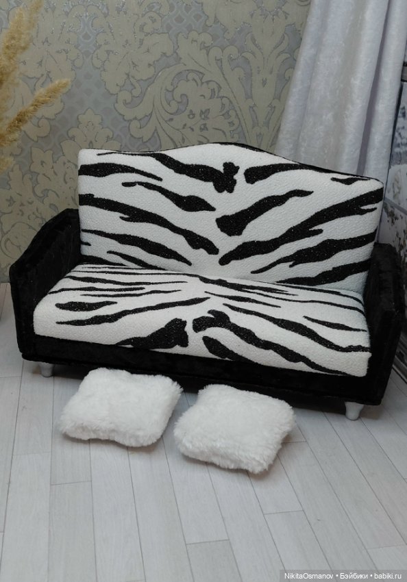 Мебель диван для кукол Paola Blythe integrity poppy mizi momoko barbie 1:6 (фото 5)