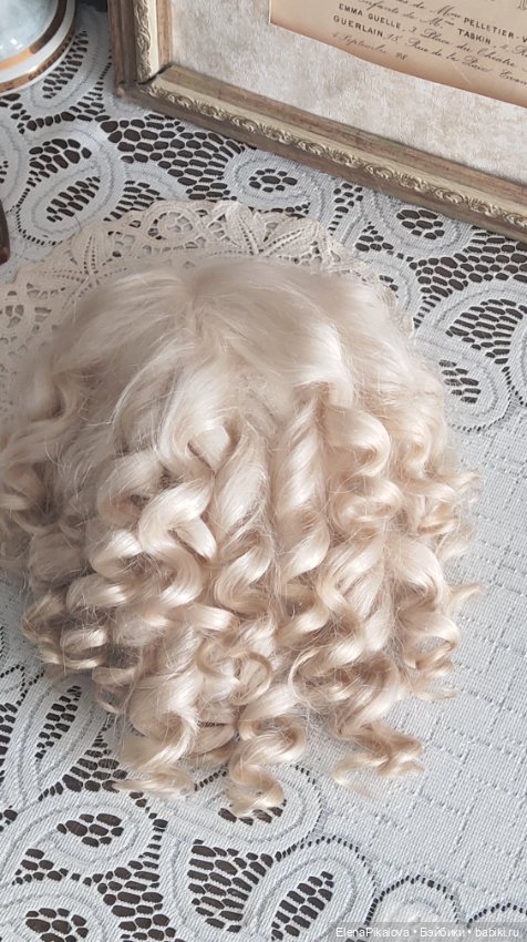 Парик для антикварной куклы (фото 5)