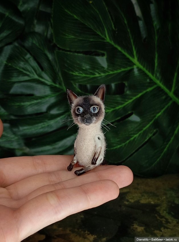 Сиамский котик — Авторские игрушки (фото 2)