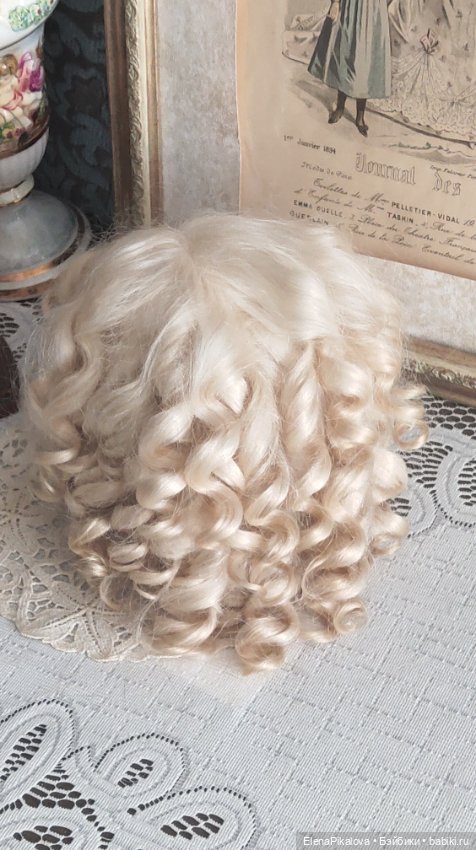 Парик для антикварной куклы (фото 4)