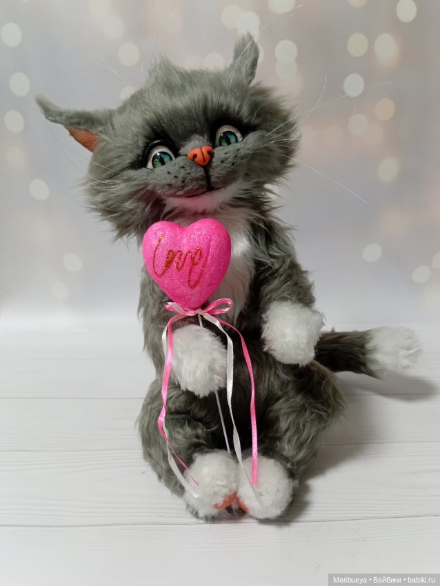 Котёнок с сюрпризом — Авторские игрушки (фото 4)
