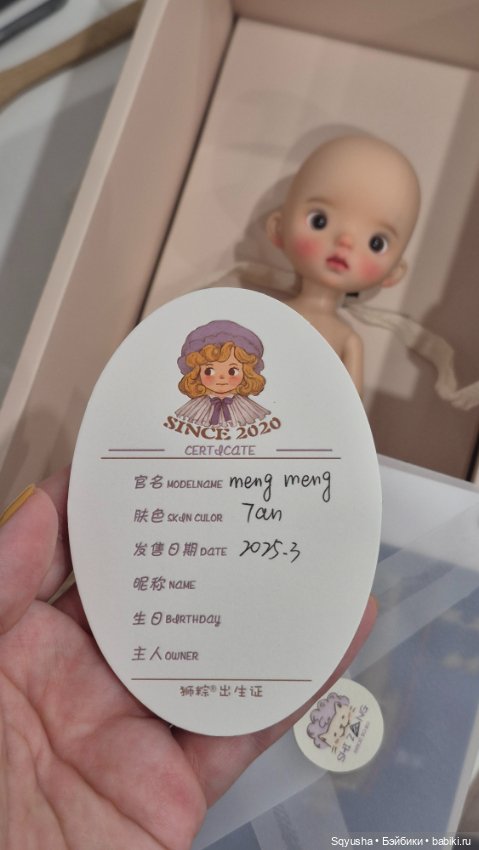 MengMeng от SHI ZONG — Авторские куклы BJD (фото 6)