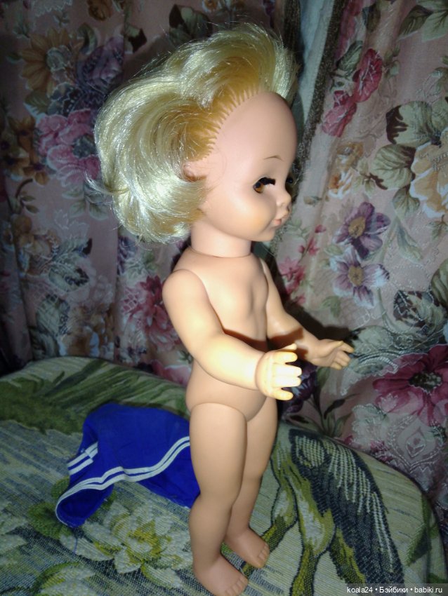 Кукла ГДР. Вся резиновая, 32 см (фото 4)