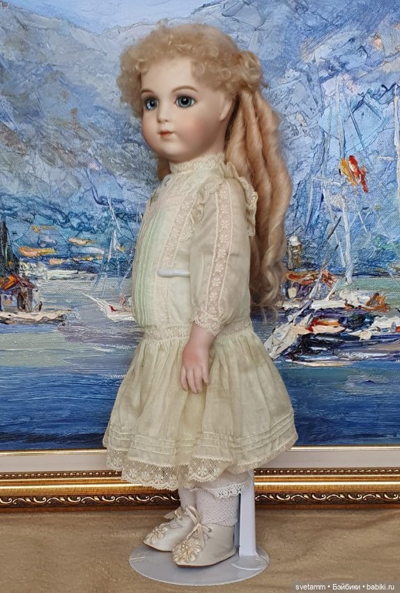 Брю, Линда и Алан Марксы — Реплики антикварных кукол (фото 6)