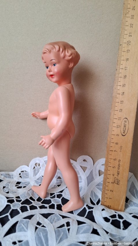Старинная куколка рельефные волосы (фото 6)