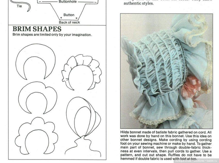 Книга Doll Costuming костюмы для антикварных французских и немецких бисквитных кукол Seeley (фото 7)