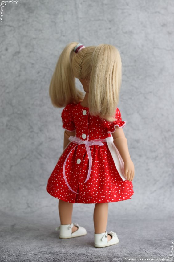 Платье с передником для Литл Кидз Готц (фото 6)