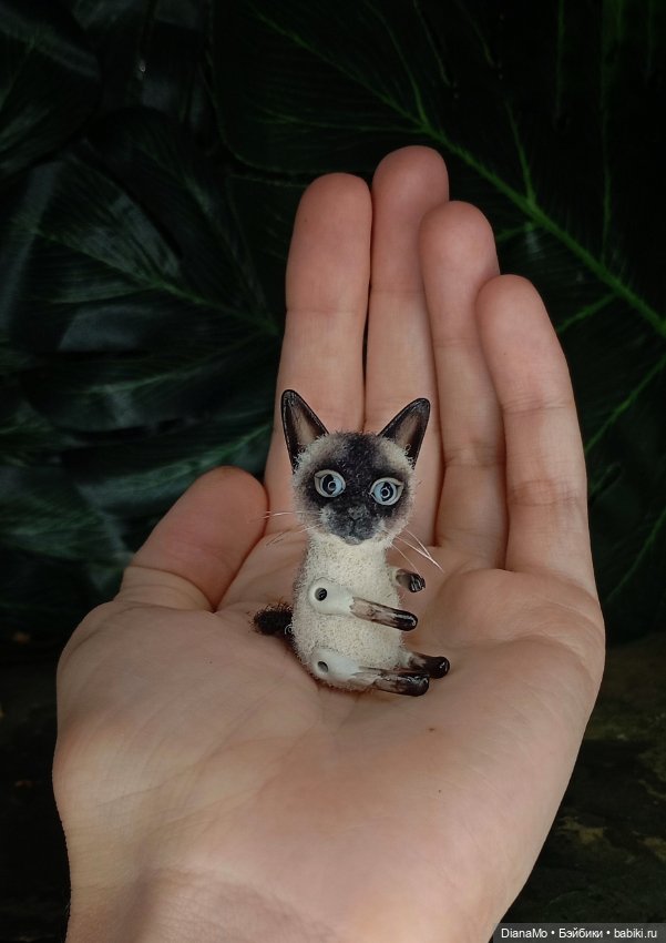 Сиамский котик — Авторские игрушки (фото 3)
