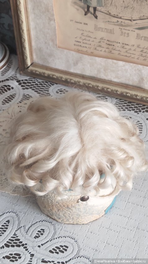 Парик для антикварной куклы (фото 3)
