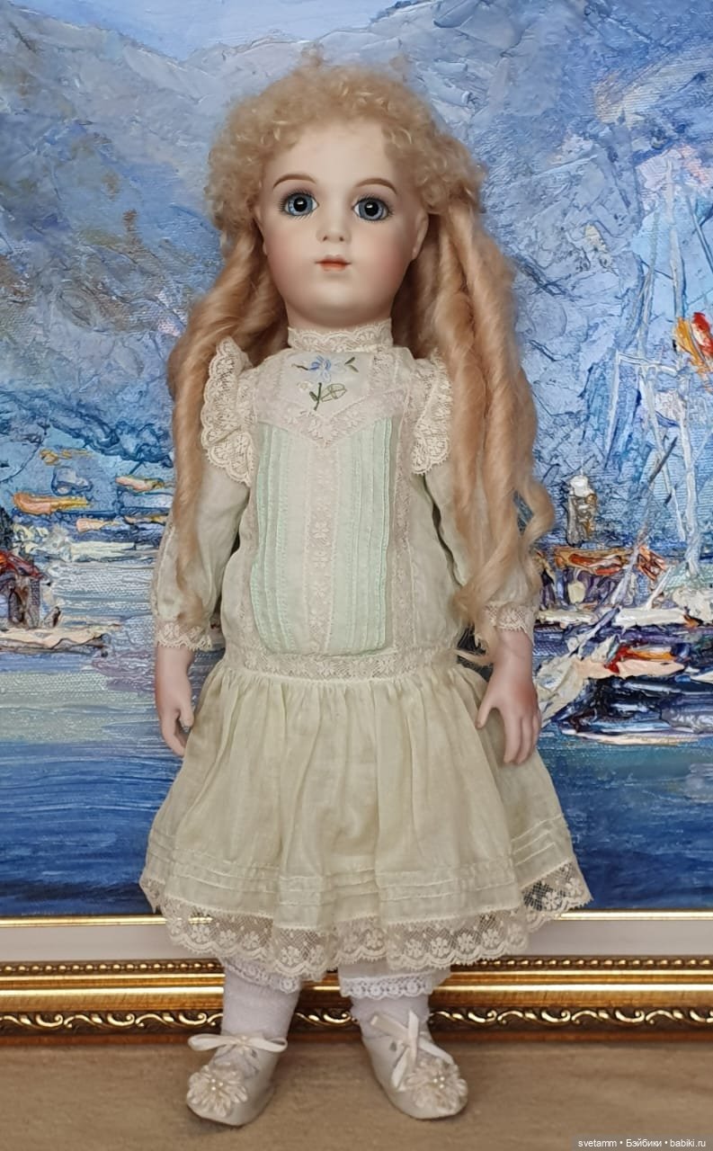 Брю, Линда и Алан Марксы — Реплики антикварных кукол (фото 4)