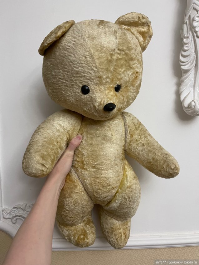 Мишка плюшевый СССР — Винтажные куклы и игрушки детства (фото 3)
