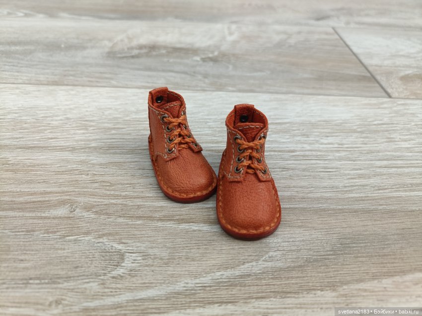 Ботинки для кукол руби ред 31 см. (4,7 х 2,0 см) (фото 2)