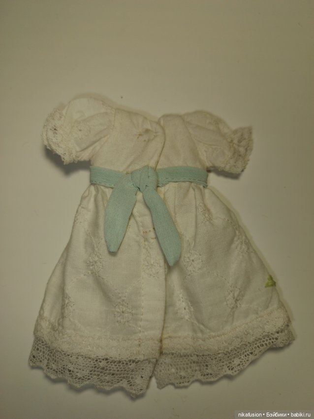 Платье на антикварную или винтажную куклу рост 16-20 см (фото 8)