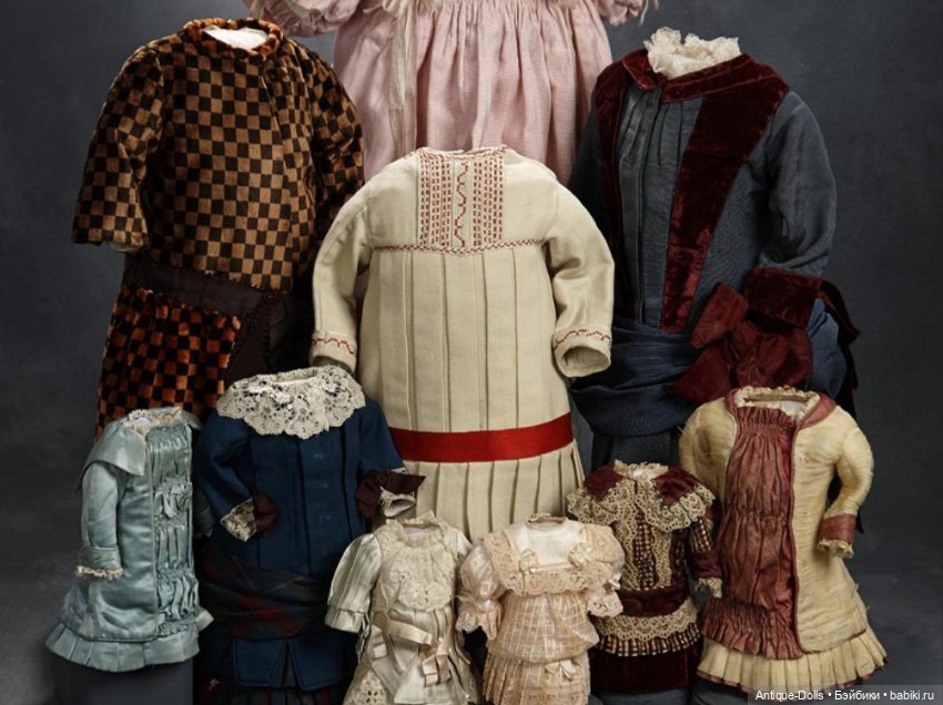Каталог What Finespun Threads костюмы антикварных кукол (фото 3)