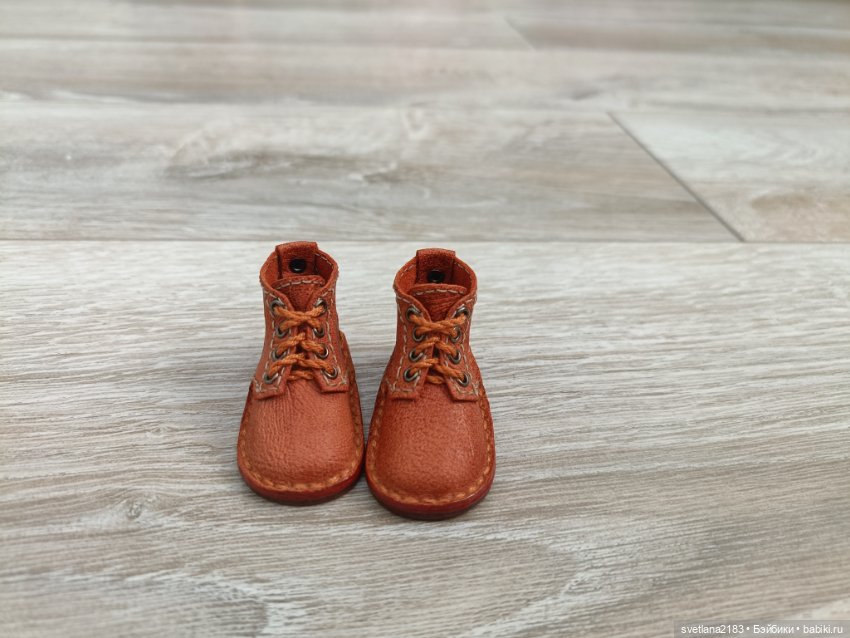 Ботинки для кукол руби ред 31 см. (4,7 х 2,0 см)