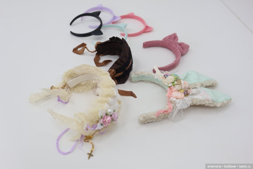 Ободки для кукол с ог 16,5-17,5см (фото 2)