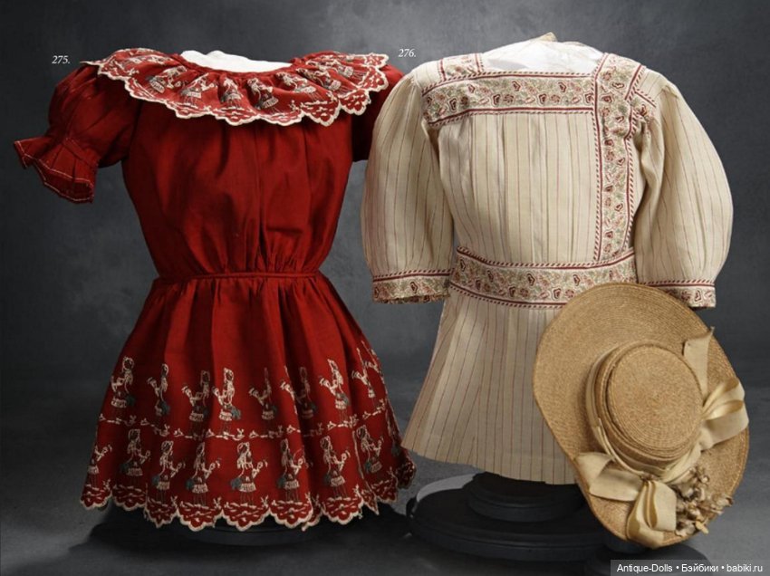 Каталог What Finespun Threads костюмы антикварных кукол