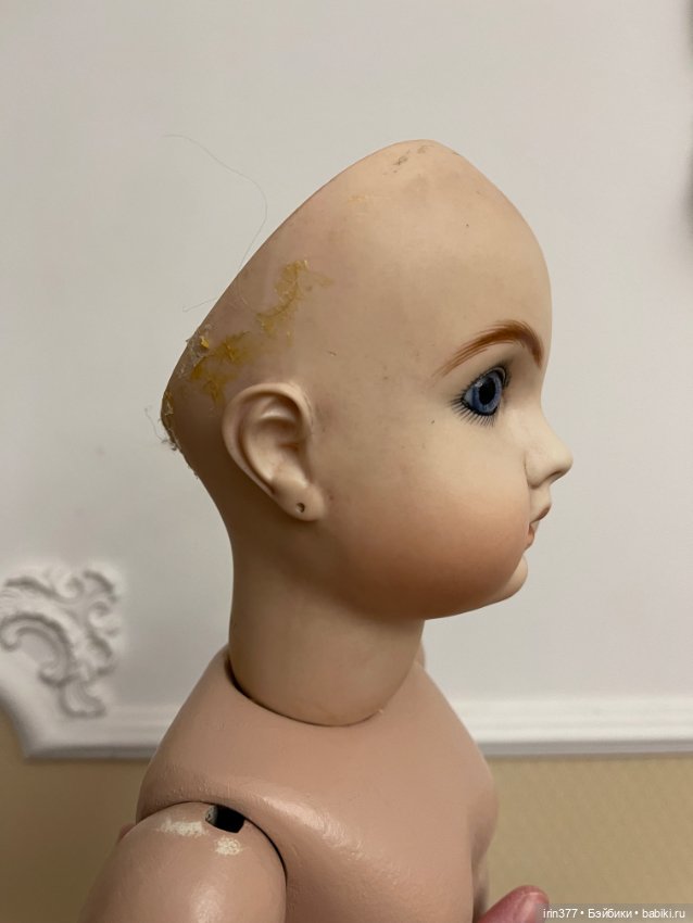 Красивая реплика антикварной куклы J Steiner фигура A