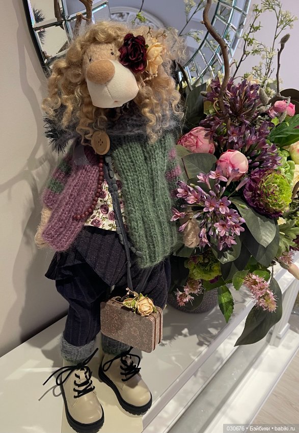 Плюшевое счастье Новая ООАК Мишуля Maya от Zwergnase (фото 5)