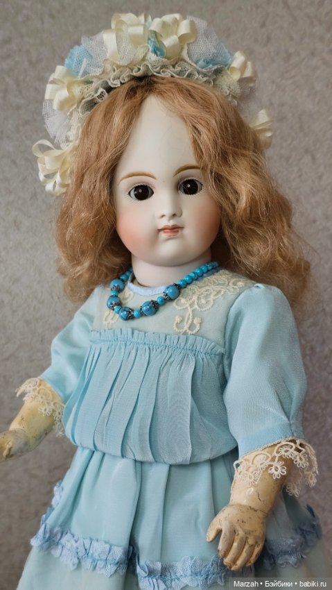 Редкая, ранняя, антикварная куколка от Kestner, 1880 г (фото 4)