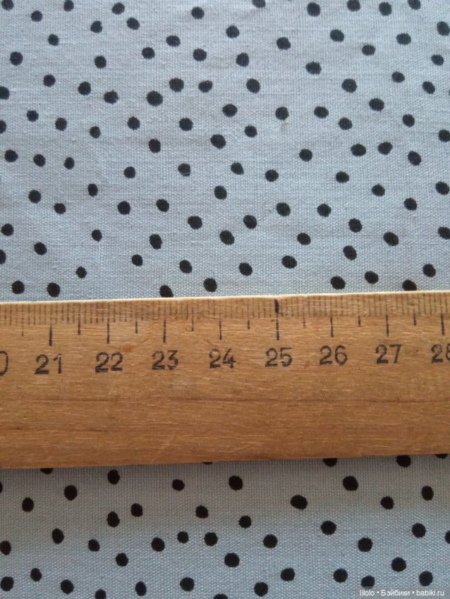 Отрез хлопка для кукольного рукоделия