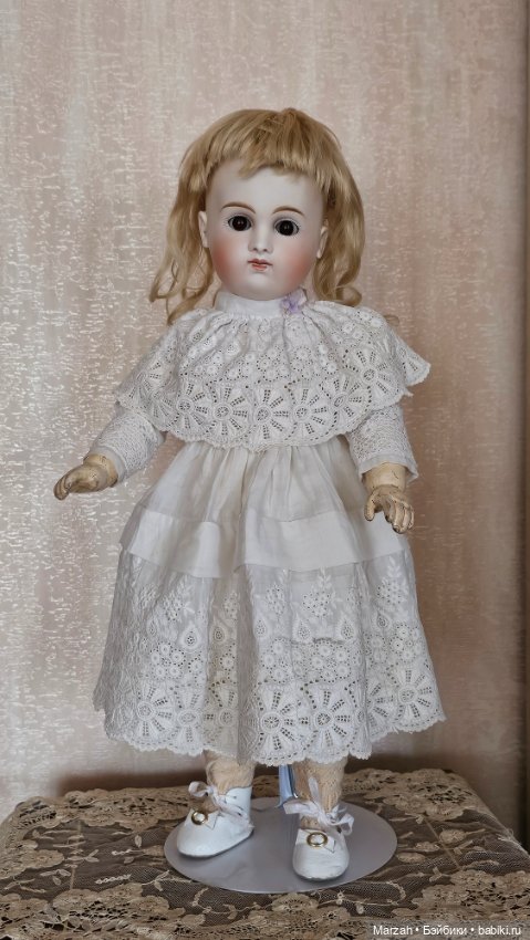 Редкая, ранняя, антикварная куколка от Kestner, 1880 г (фото 9)