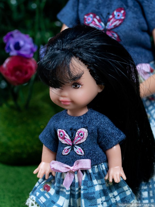 Платье "Бабочка" для кукол Kelly/Shelly, Penny's box, bjd (фото 2)