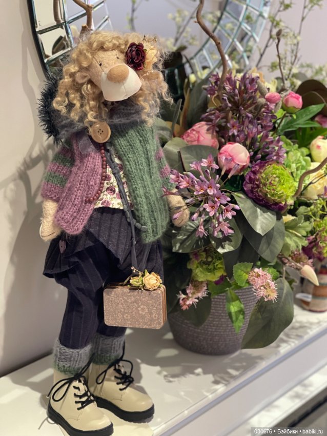 Плюшевое счастье Новая ООАК Мишуля Maya от Zwergnase (фото 4)