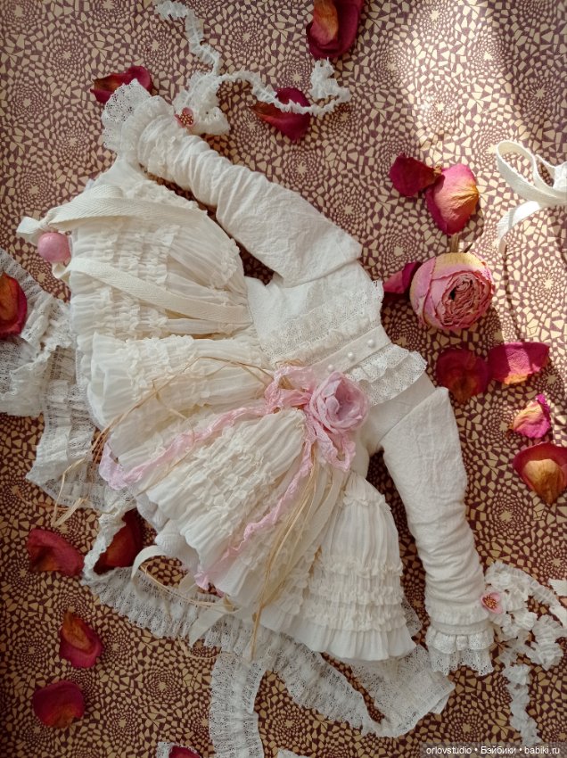 Платье 🍭🍥 "Облачный зефир" для Готц/Zwergnase