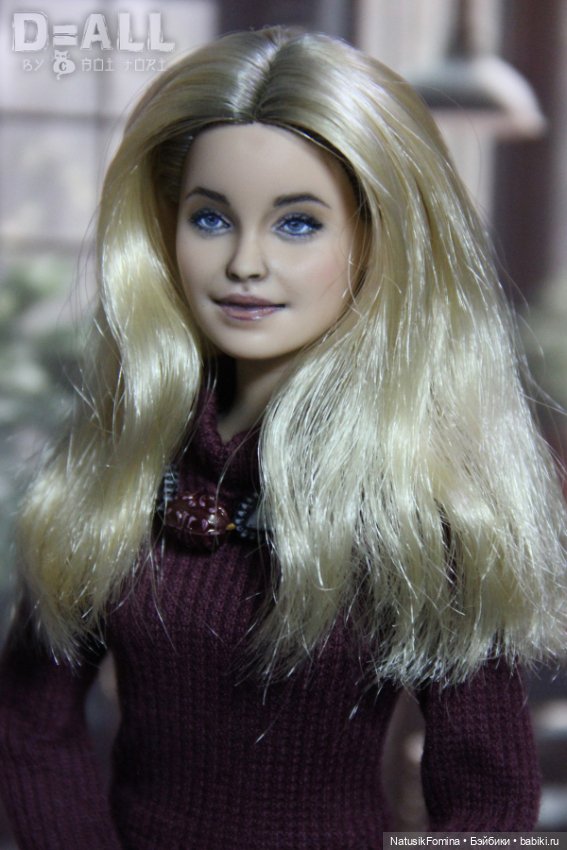 ООАК голова куклы Барби Милли блондинки репейнт (фото 4)