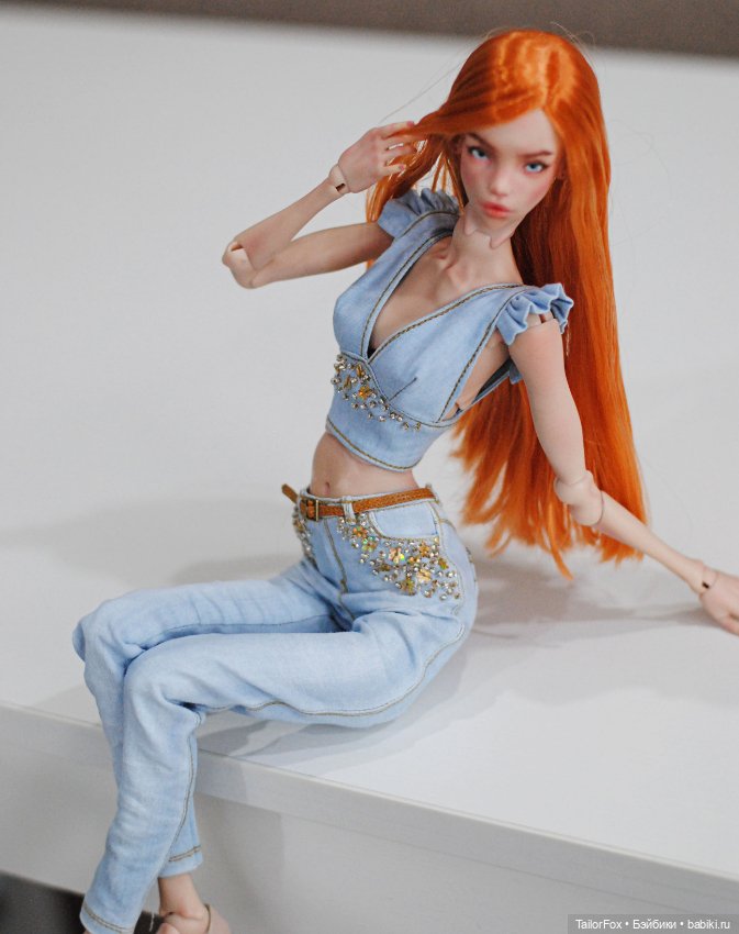 Джинсовый комплект для Химеры от Нины Куриленко ✨ (фото 5)