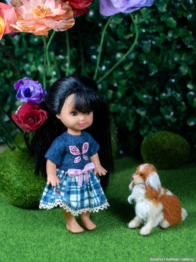 Платье "Бабочка" для кукол Kelly/Shelly, Penny's box, bjd (фото 3)