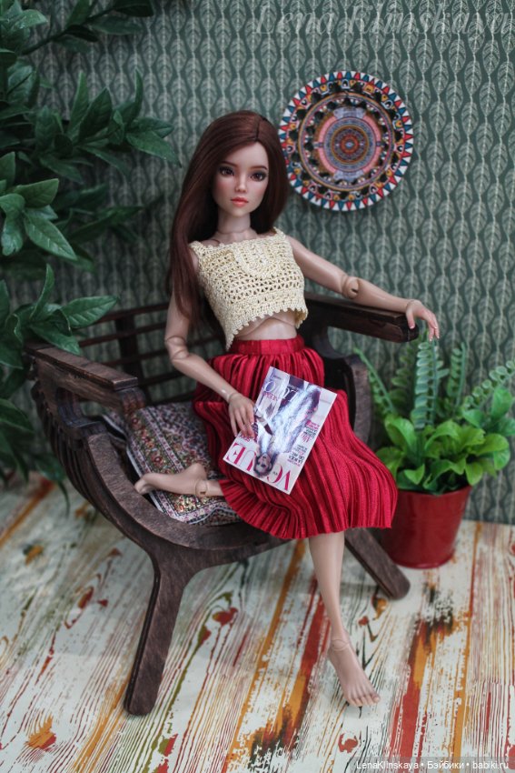 Кукла БЖД Resindolls 2 лица (фото 4)