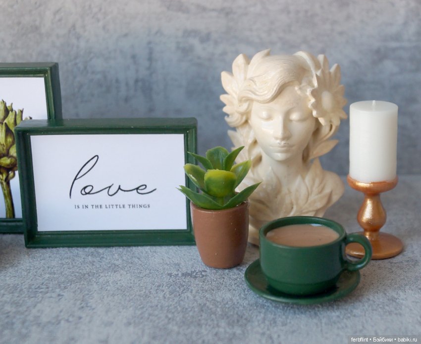 Набор декора №3 в масштабе 1:6 (фото 3)