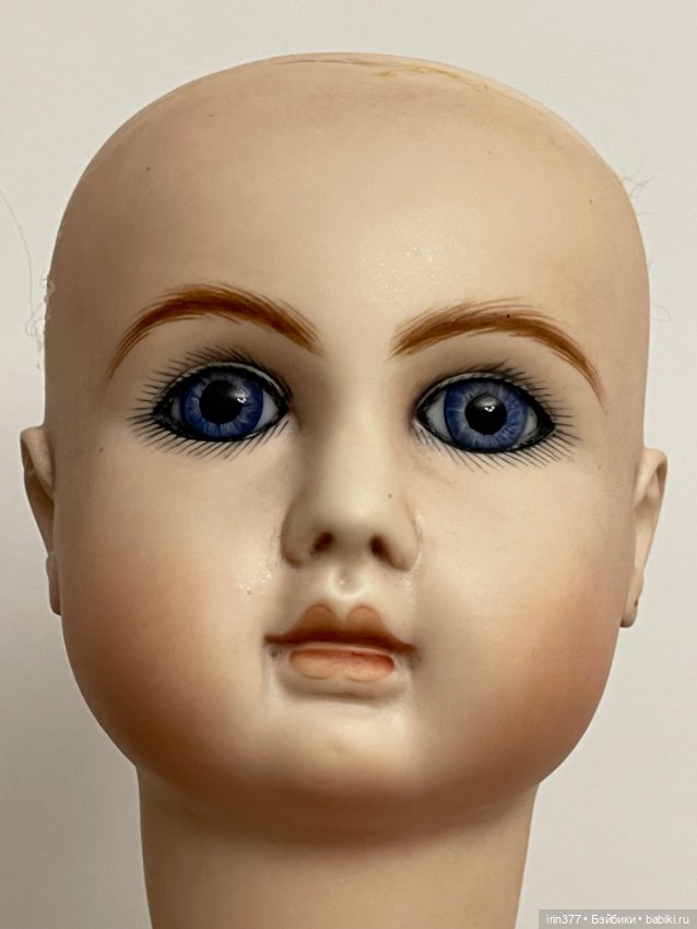 Красивая реплика антикварной куклы J Steiner фигура A (фото 10)