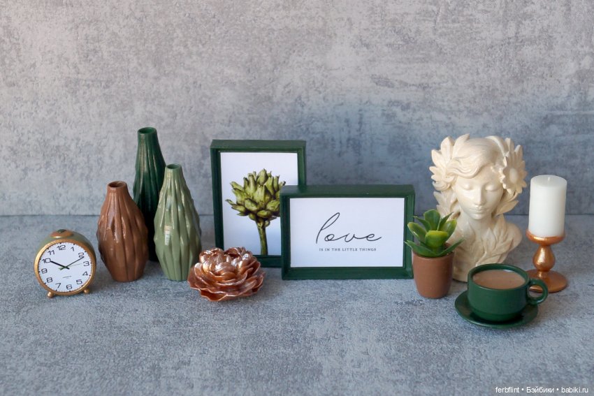 Набор декора №3 в масштабе 1:6