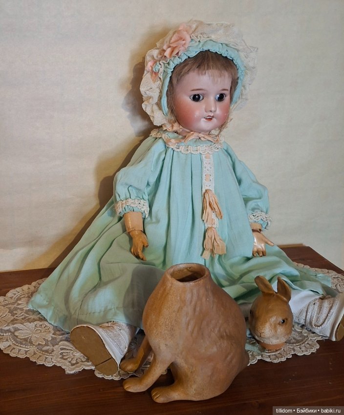 Заяц-бонбоньерка в антикварном стиле (фото 5)