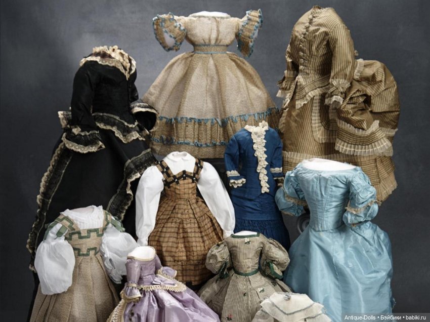 Каталог What Finespun Threads костюмы антикварных кукол (фото 4)