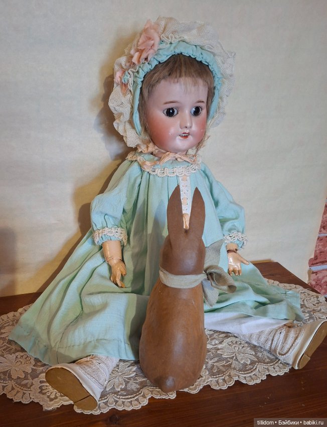 Заяц-бонбоньерка в антикварном стиле (фото 4)