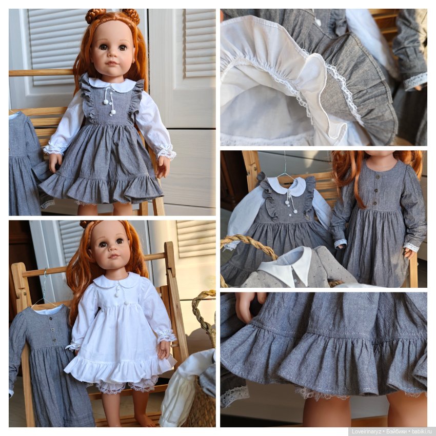 Сарафан с платьем для Gotz