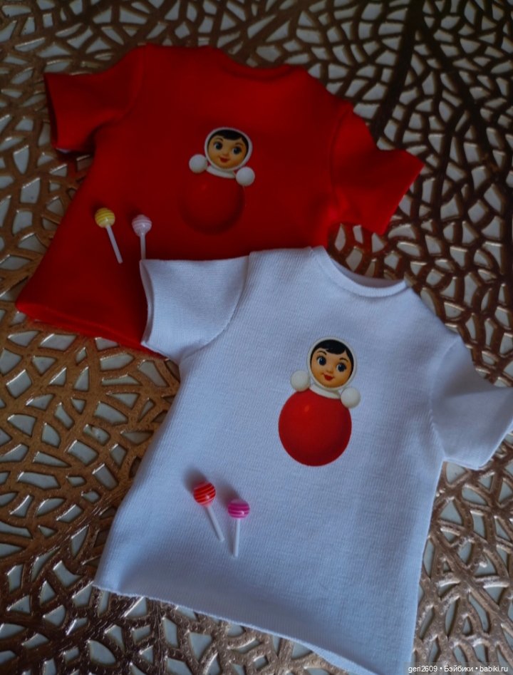 Футболки для Барби — Одежда для кукол