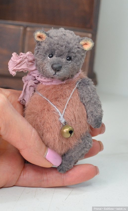 Мишка) — Авторские игрушки (фото 4)