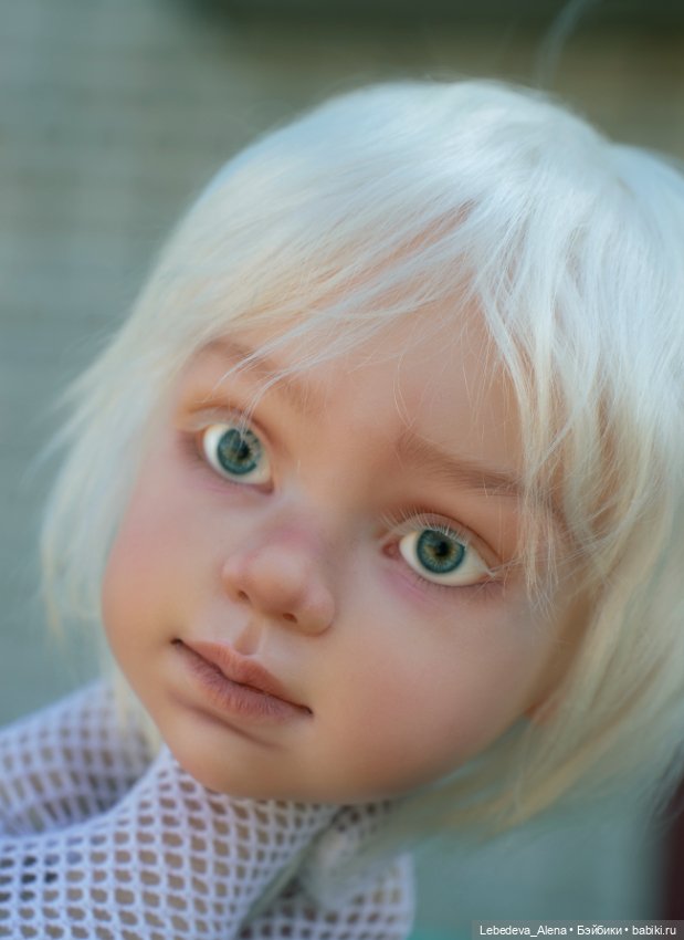 ООАК головушка мальчик на базе Дианы ИК (фото 3)