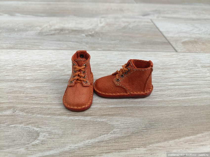 Ботинки для кукол руби ред 31 см. (4,7 х 2,0 см) (фото 3)