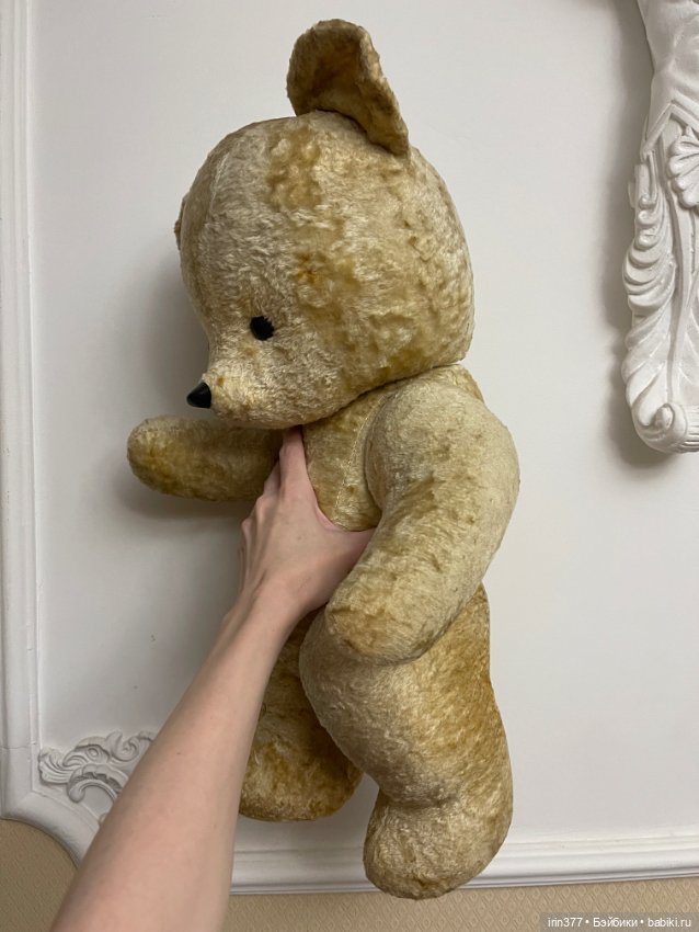 Мишка плюшевый СССР — Винтажные куклы и игрушки детства (фото 4)